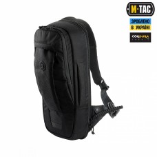 M-Tac рюкзак однолямочный Agent Elite Hex Black