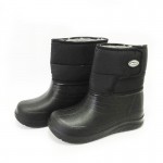 Чоботи жіночі на хутрі чорні D-392