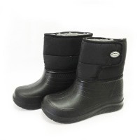 Чоботи жіночі на хутрі чорні D-392