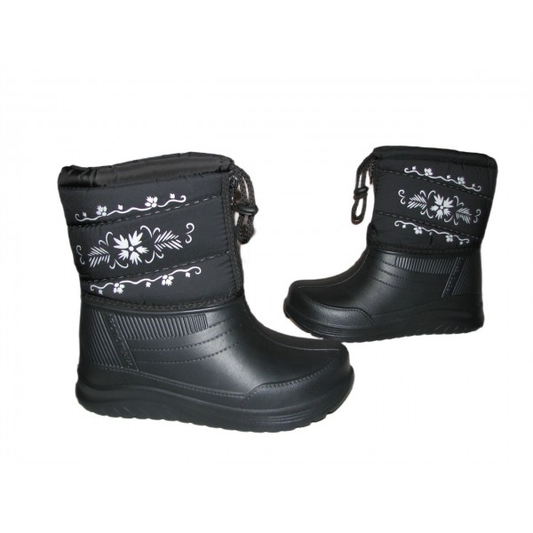 Чобітки жіночі з візерунком (D-391) чорні - 3575536 Чобітки жіночі з візерунком (D-391) чорні - 3575536