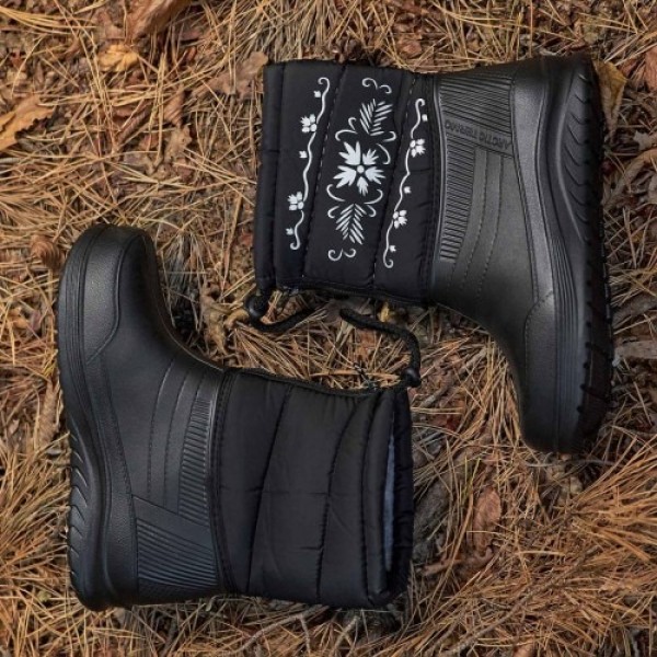 Чобітки жіночі з візерунком (D-391) чорні - 3575536 Чобітки жіночі з візерунком (D-391) чорні - 3575536