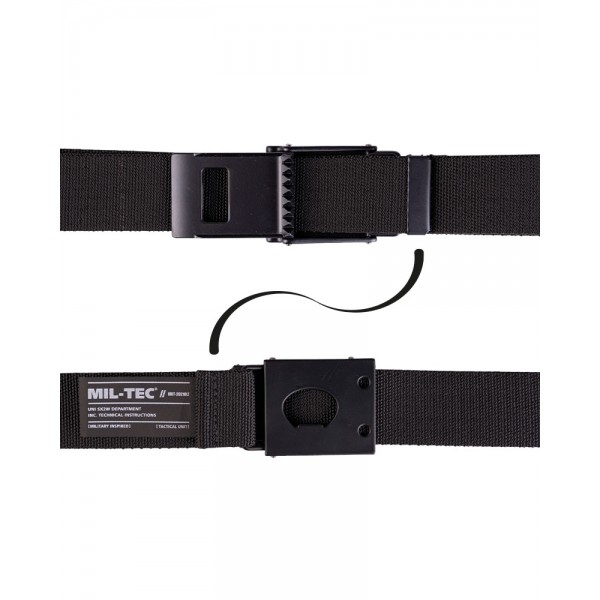Ремінь тактичний Defence Flex чорний чорний Mil-Tec Німеччина - 3575514 Ремінь тактичний Defence Flex чорний чорний Mil-Tec Німеччина - 3575514