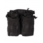 Подсумок для 2-х магазинов Open Top черный Mil-Tec Германия