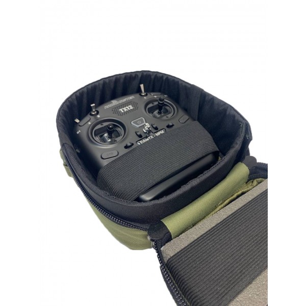 Сумка для пульта управления дроном ТХ12 олива - 3575486 Сумка для пульта управления дроном ТХ12 олива - 3575486