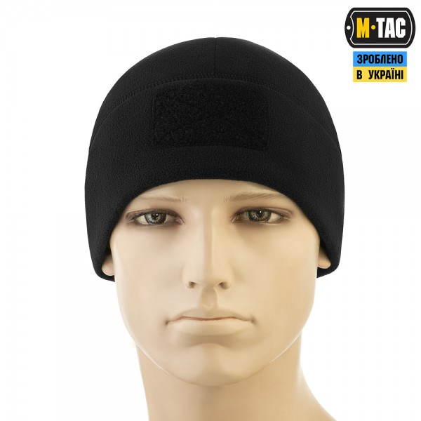 M-Tac шапка Watch Cap Elite фліс (320г/м2) з липучкою Black - 40029002 M-Tac шапка Watch Cap Elite фліс (320г/м2) з липучкою Black - 40029002