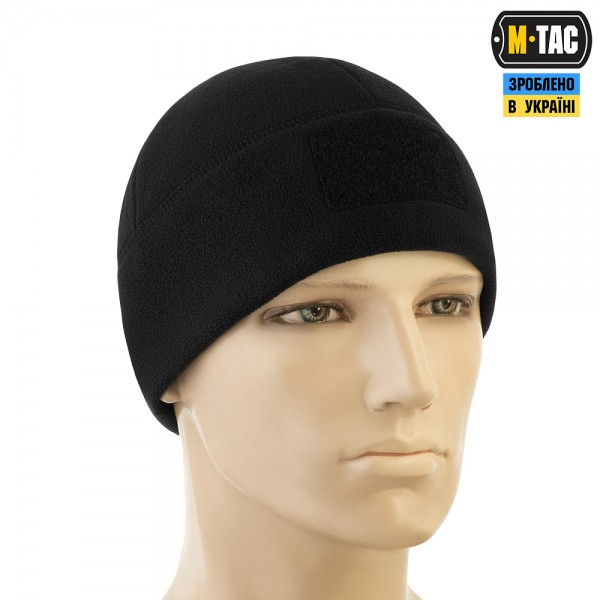 M-Tac шапка Watch Cap Elite фліс (320г/м2) з липучкою Black - 40029002 M-Tac шапка Watch Cap Elite фліс (320г/м2) з липучкою Black - 40029002