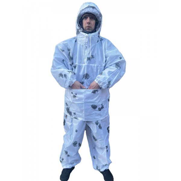 Маскировочный белый костюм клякса 4 в 1 тип 2 - 3575470 Маскировочный белый костюм клякса 4 в 1 тип 2 - 3575470