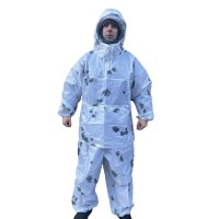 Маскировочный белый костюм клякса 4 в 1 тип 2
