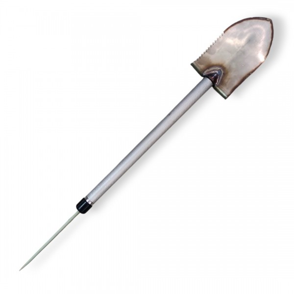 Саперная лопата "М16 НАТО большая" алюминиевая ручка 35 см, с диэлектрическим жалом - 3575450