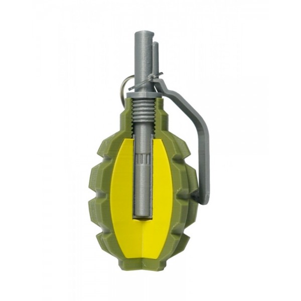 Ручная осколочная граната "Ф-1" макет в разрезе - 3575405