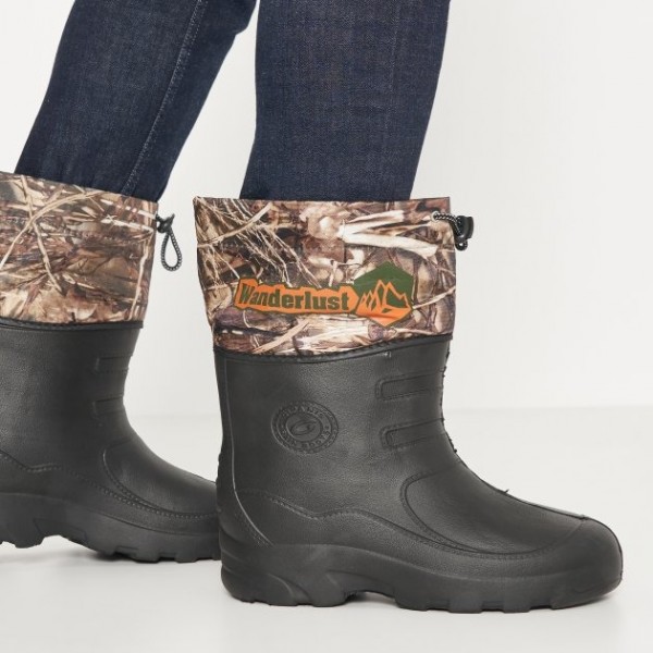 Чоботи гумові чоловічі низькі зимові чорні - 3575357 Чоботи гумові чоловічі низькі зимові чорні - 3575357