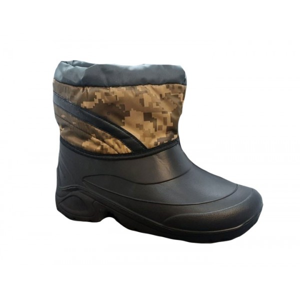Полусапоги мужские резиновые зимние Турист пиксель - 3575353