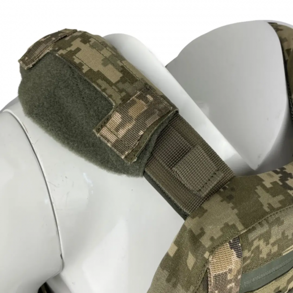 Плитоноска uaBRONIK (Plate Carrier) Піксель (Закритого типу) 4 клас захисту - 3574080