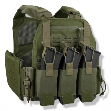Плитоноска uaBRONIK (Plate Carrier) Олива (Закрытого типа) 4 класс защиты