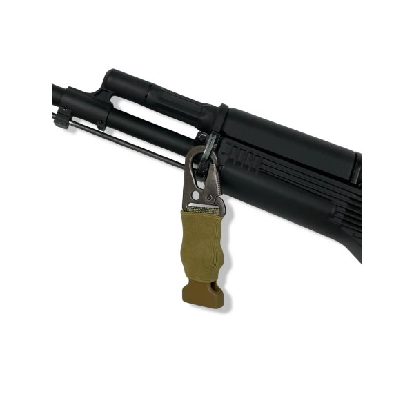 Ремень оружейный двухточечный с усиленным карабином uaBRONIK Пиксель - 3575331