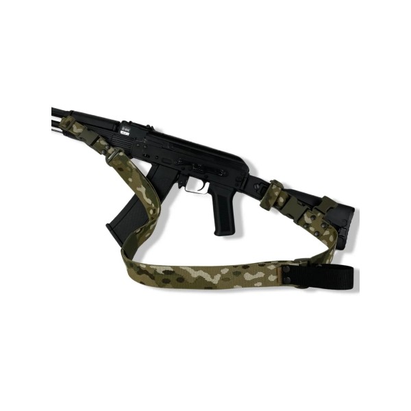 Ремінь збройовий одно/двоточковий uaBRONIK Мультикам - 3575329 Ремінь збройовий одно/двоточковий uaBRONIK Мультикам - 3575329