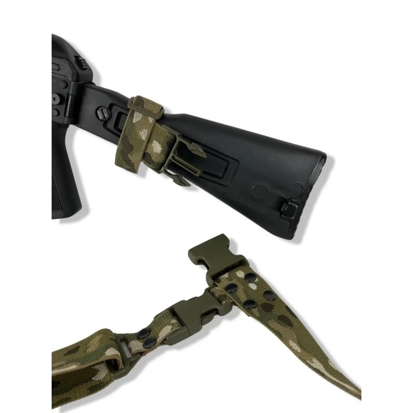 Ремінь збройовий одно/двоточковий uaBRONIK Мультикам - 3575329 Ремінь збройовий одно/двоточковий uaBRONIK Мультикам - 3575329