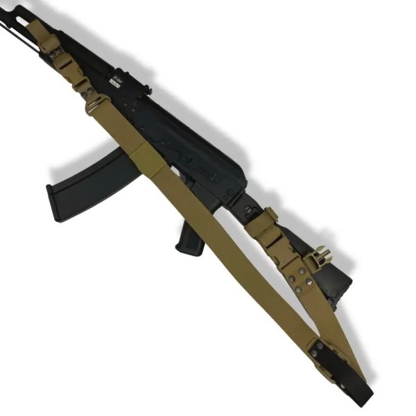 Ремень оружейный одно/двухточечный uaBRONIK Койот - 3575328