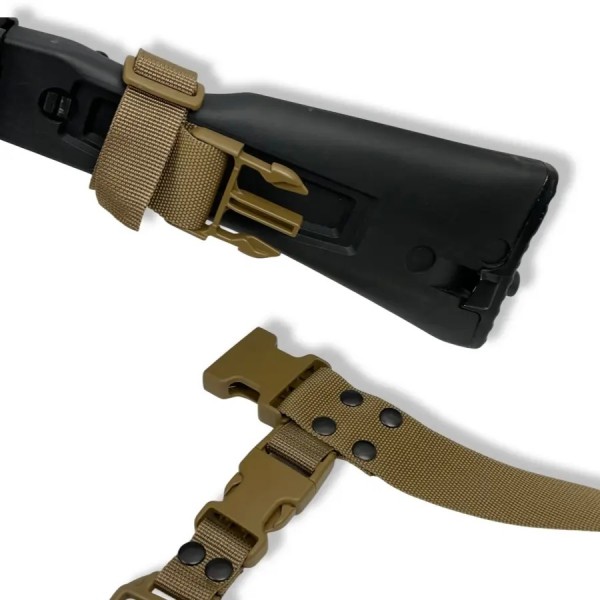 Ремінь збройовий одно/двоточковий uaBRONIK Койот - 3575328 Ремінь збройовий одно/двоточковий uaBRONIK Койот - 3575328