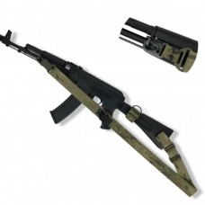 Ремінь збройовий одно/двоточковий з додатковим кріпленням та посиленим карабіном uaBRONIK Мультикам