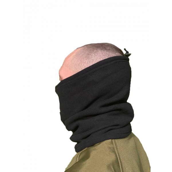 Бафф флис с затяжкой черный МК - 3575319 Бафф флис с затяжкой черный МК - 3575319