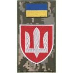 Шеврон-заглушка на липучке Военная служба правопорядка (цветной)