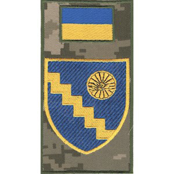 Шеврон-заглушка на липучці Кадровий центр ЗСУ (кольоровий) - 3575313