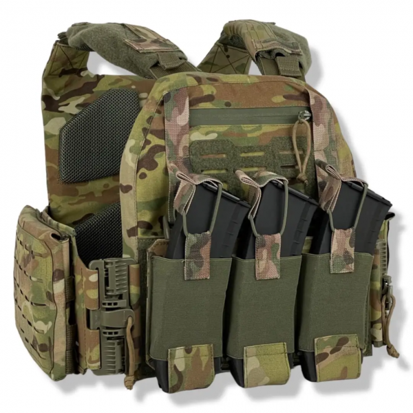 Плитоноска uaBRONIK (Plate Carrier) Мультикам (Закрытого типа) - 3574010