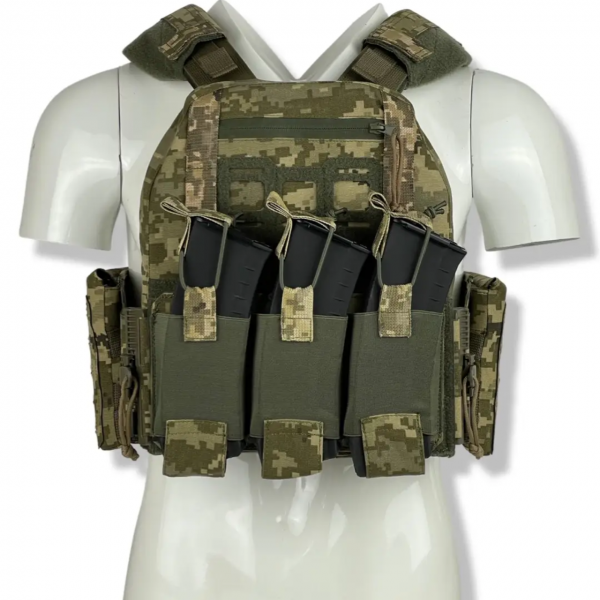 Плитоноска uaBRONIK (Plate Carrier) Пиксель (Закрытого типа) - 3574012 Плитоноска uaBRONIK (Plate Carrier) Пиксель (Закрытого типа) - 3574012