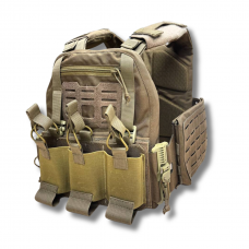Плитоноска uaBRONIK (Plate Carrier) закрытого типа Койот