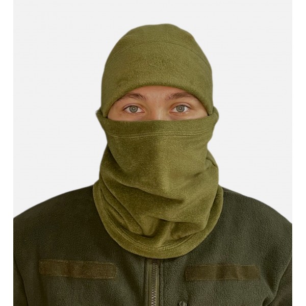 Флісова шапка олива 1 шар - 3034231