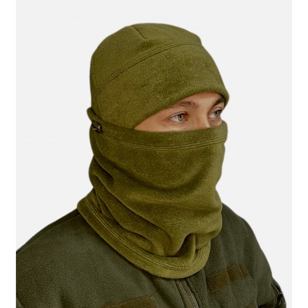 Флісова шапка олива 1 шар - 3034231