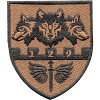 Шеврон 129 отдельная бригада ТрО (цветной)