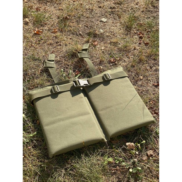 Тактический каремат для сидения 20мм система Molle складной МК Олива - 3575256