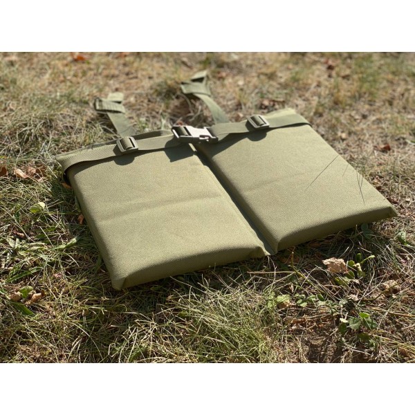 Тактический каремат для сидения 20мм система Molle складной МК Олива - 3575256