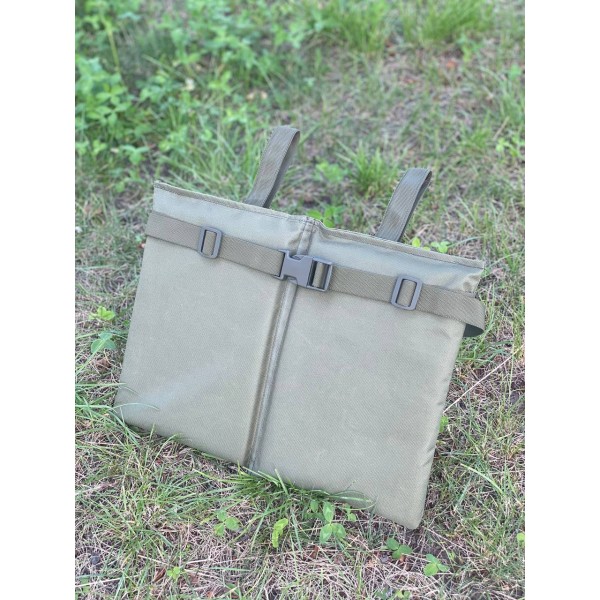 Тактический каремат для сидения складной на кнопках МК Олива - 3575247 Тактический каремат для сидения складной на кнопках МК Олива - 3575247