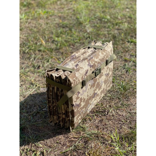 Розкладний каремат на 6 секцій (20 мм) на системі Molle МК ММ-14 - 3575248 Розкладний каремат на 6 секцій (20 мм) на системі Molle МК ММ-14 - 3575248