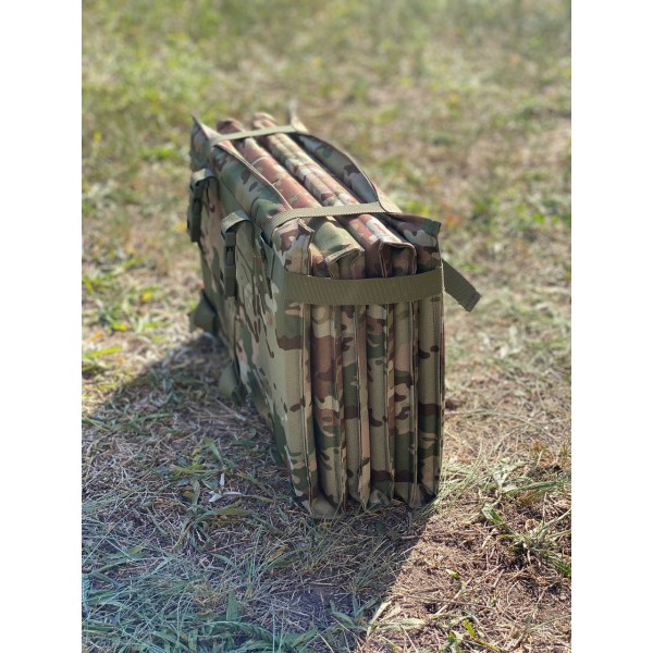 Розкладний каремат на 6 секцій (20 мм) на системі Molle МК Мультикам - 3575249 Розкладний каремат на 6 секцій (20 мм) на системі Molle МК Мультикам - 3575249