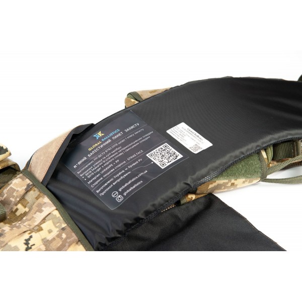 Мягкая противоосколочная бронезащита 1 класса ДСТУ под РПС - 3575239 Мягкая противоосколочная бронезащита 1 класса ДСТУ под РПС - 3575239