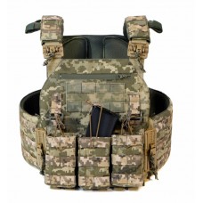 Плитоноска (Plate Carrier) ММ-14 з функцією подвійного швидкого скидання з підсумками Molli PL-008 