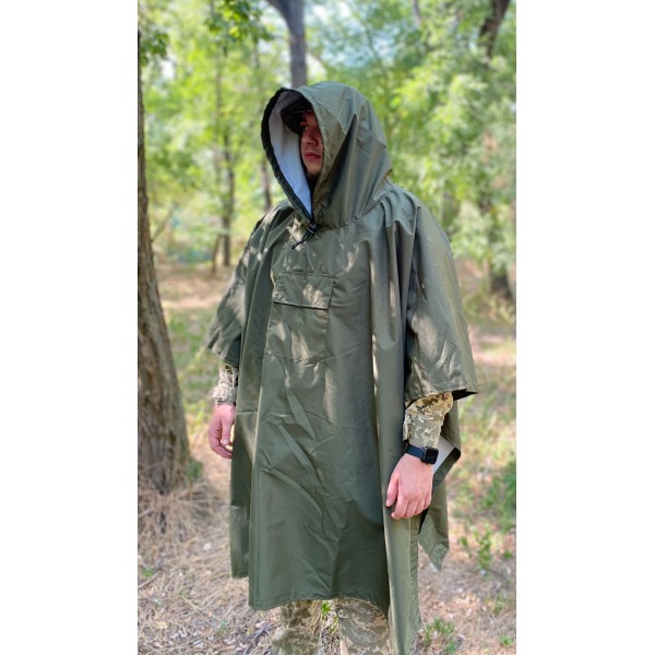 Пончо дощовик Pancer Protection олива - 3575158