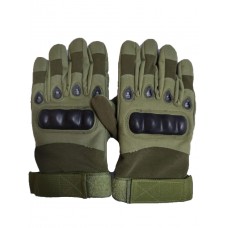 Тактичні рукавички Oakley зимові утеплені з флисом повнопалі олива