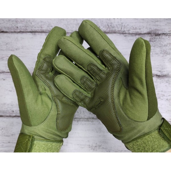 Тактичні рукавички Oakley зимові утеплені з флисом повнопалі олива - 3575149 Тактичні рукавички Oakley зимові утеплені з флисом повнопалі олива - 3575149