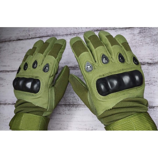 Тактичні рукавички Oakley зимові утеплені з флисом повнопалі олива - 3575149 Тактичні рукавички Oakley зимові утеплені з флисом повнопалі олива - 3575149
