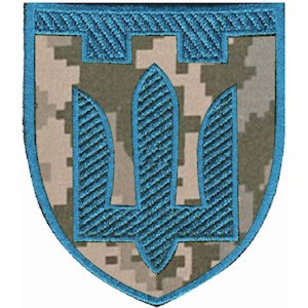 Шеврон Территориальная оборона (трезубец) (цветной) - 3575062