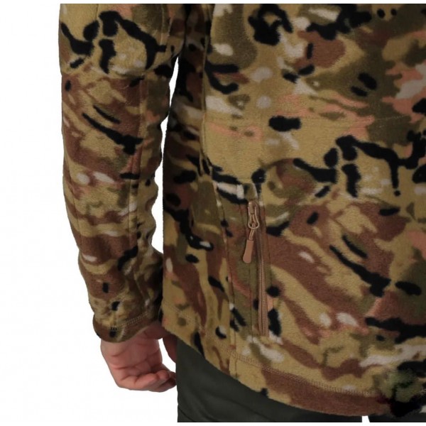 Кофта тактическая флисовая с капюшоном Мультикам - 3575005 Кофта тактическая флисовая с капюшоном Мультикам - 3575005