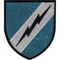 Шеврон 19 окремий полк радіо і радіотехнічної розвідки (кольоровий)