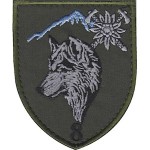 Шеврон 8 окремий гірсько-штурмовий батальйон