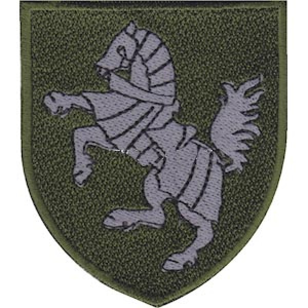 Шеврон 1 окрема танкова Сіверська бригада (кінь вліво) - 3574829