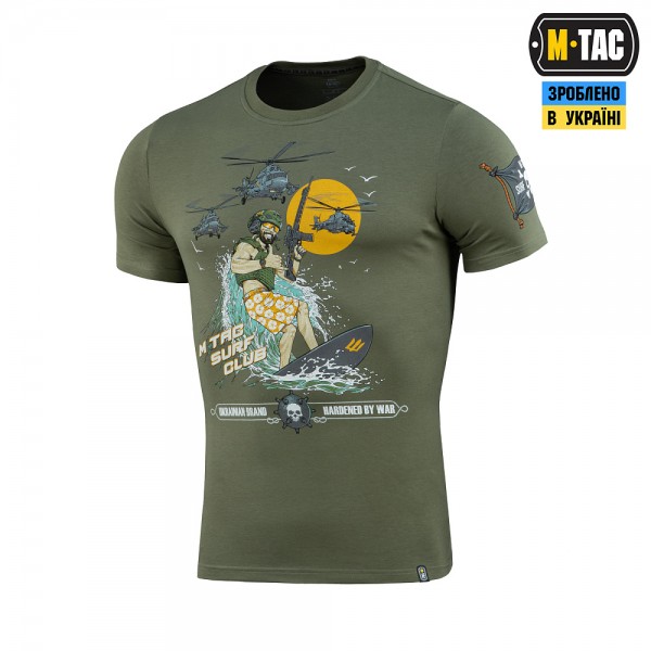 M-Tac футболка Surf Club Light Olive - 80062038